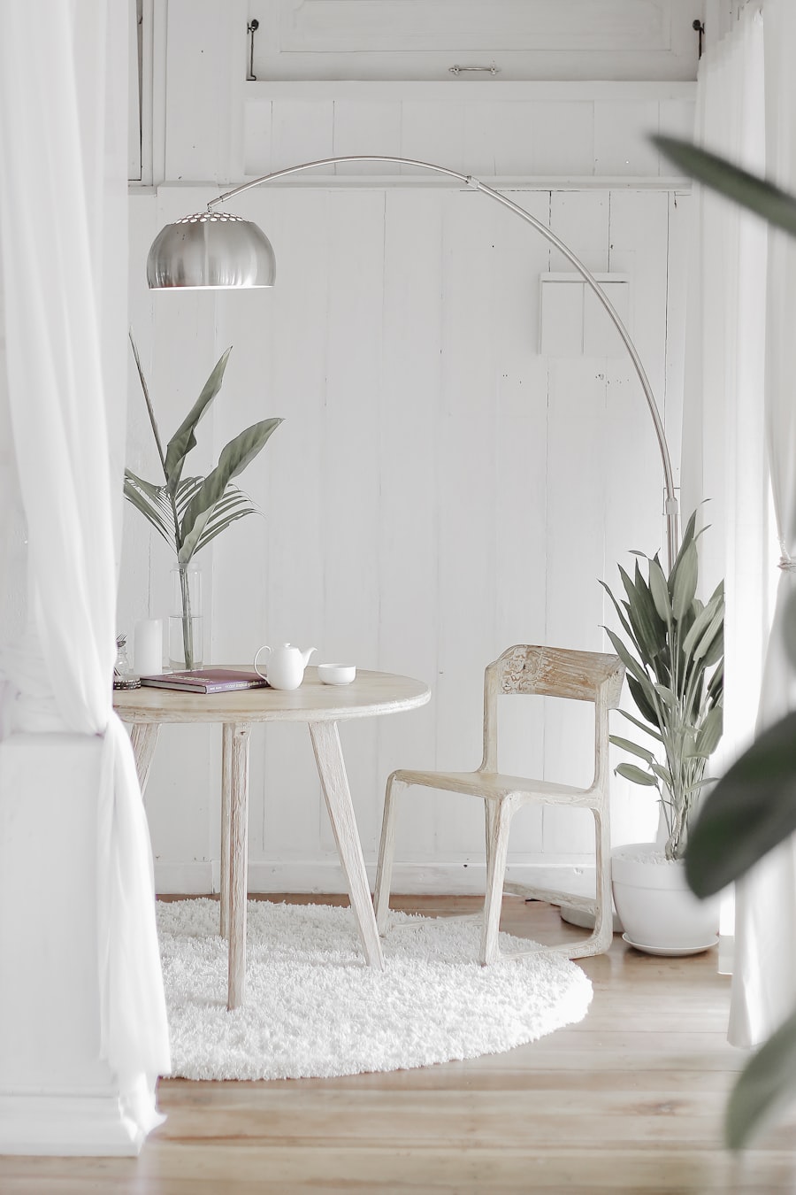 Warm candlelight on a bedside table creating a calming evening atmosphere