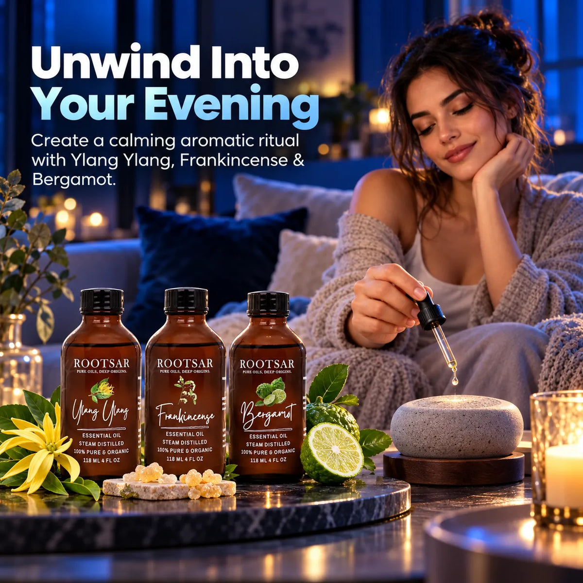 No Membership Needed Combo - Prime Day - Frankincense, Bergamot & Ylang Ylang Essential Oil Set